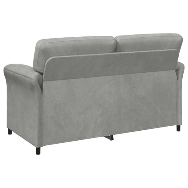 2-sits soffa Ljusgrå 158 x 83 x 95 cm Sammet