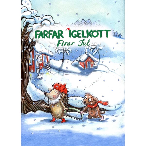 Farfar Igelkott firar jul (inbunden)