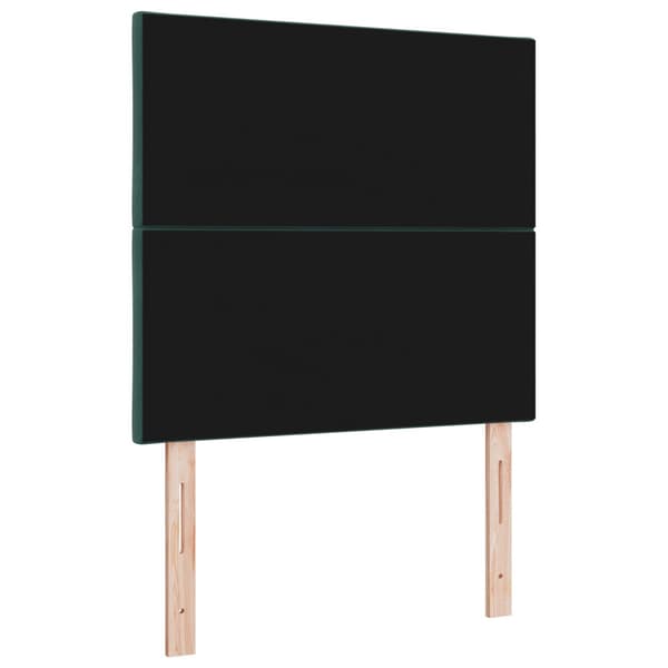 Huvudgavel Mörkgrön 100 cm Sammet