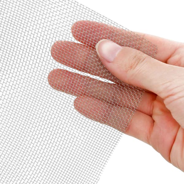 Nätduk 60 x 2000 cm 18 Mesh Rostfritt stål 201 Silver