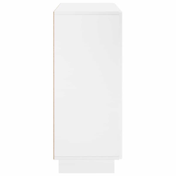 Sideboard Vit högglans 85.5 x 31 x 75 cm Konstruerat trä