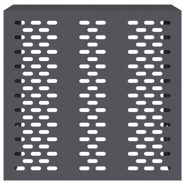 Täckning för Luftkonditionering Antracit 110 x 50 x 105 cm Stål