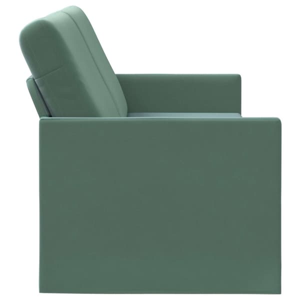 3-sitssoffa Havgrön 190 x 81 x 82 cm Sammet (V)