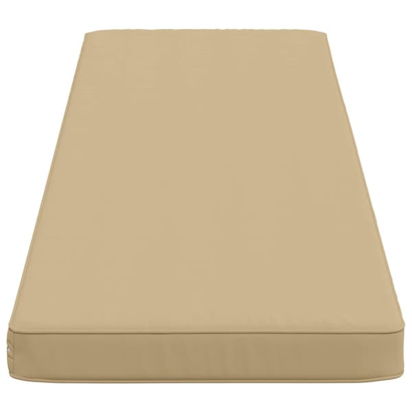1-delad Bänk Kudde VUGHT 100% Polyester Beige 140 x 40 x 5 cm