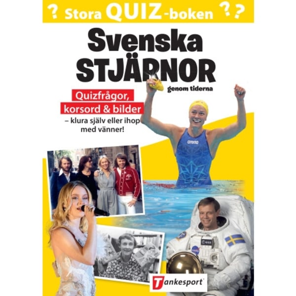 Stora Quizboken. Svenska stjärnor genom tiderna (bok, danskt band)