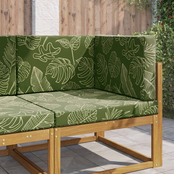Utomhus Soffa Kudde 3 pcs Bladdesign Polyester