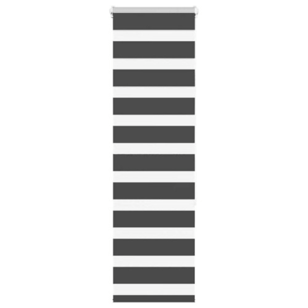 Rullgardin zebra svart 50x150 cm tyg bredd 45,9 cm polyester