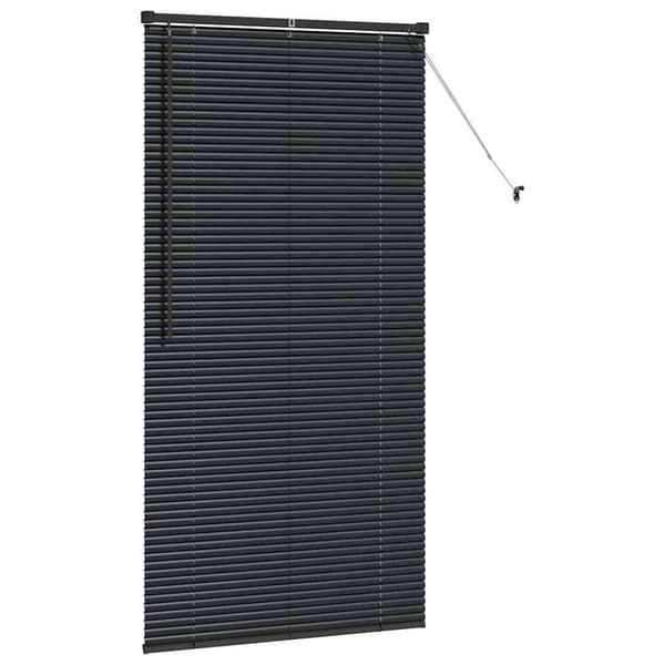 Persienner Svart 175 x 90 cm Aluminium