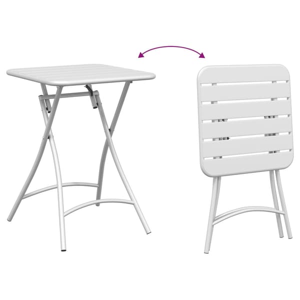 Bistroset 3 pcs Vit Stål