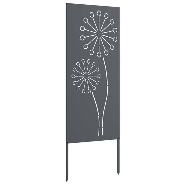 Trädgårds integritetsskärm Antracit 50 x 140 cm Kallvalsat stål