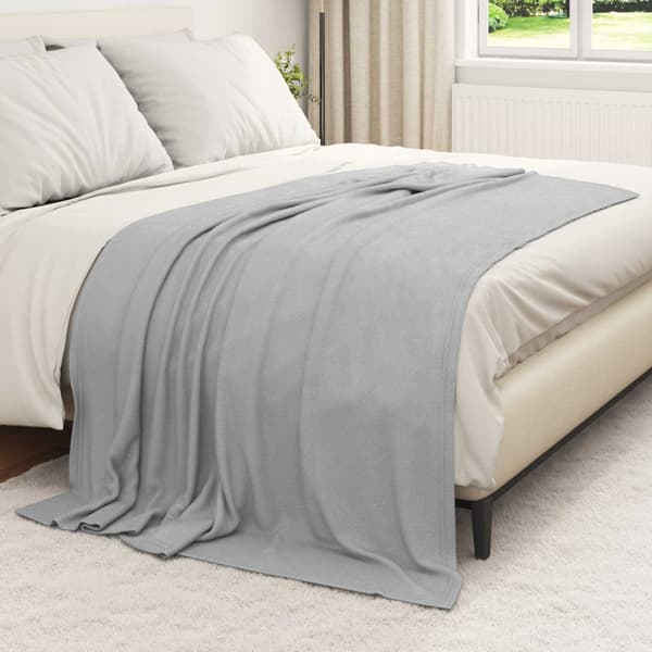 Kastfilt Grå 200 x 150 cm Fleece