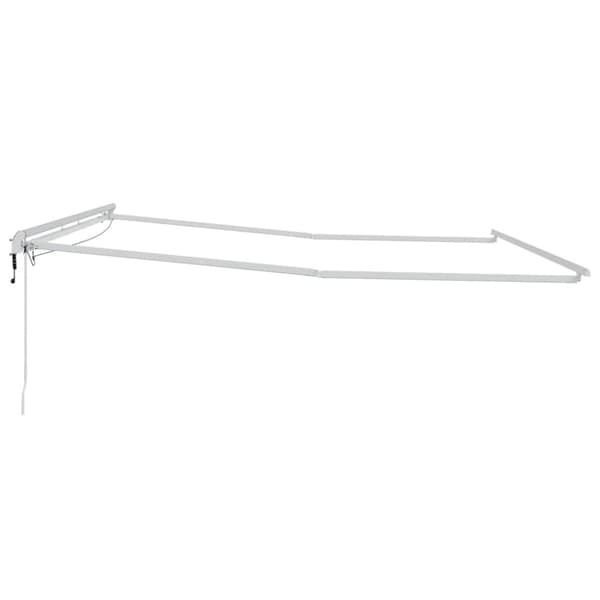 Markisram Vit 400 × 350 cm Aluminium