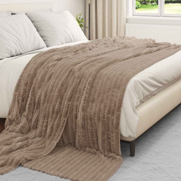 Filtar 6 pcs Kamel 240 x 220 cm Fleece