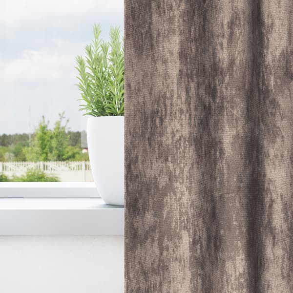 Sammetsgardiner 2 pcs Cappuccino 175 x 140 cm Sammet