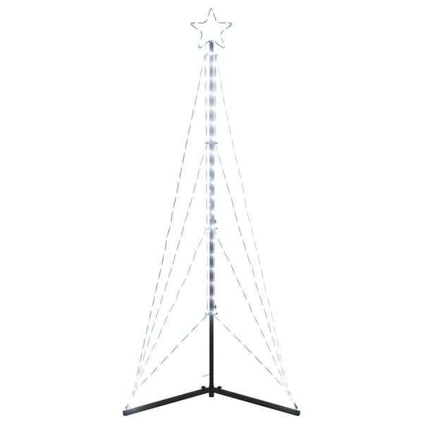 LED julgran 363 LEDs kallvit 182 cm