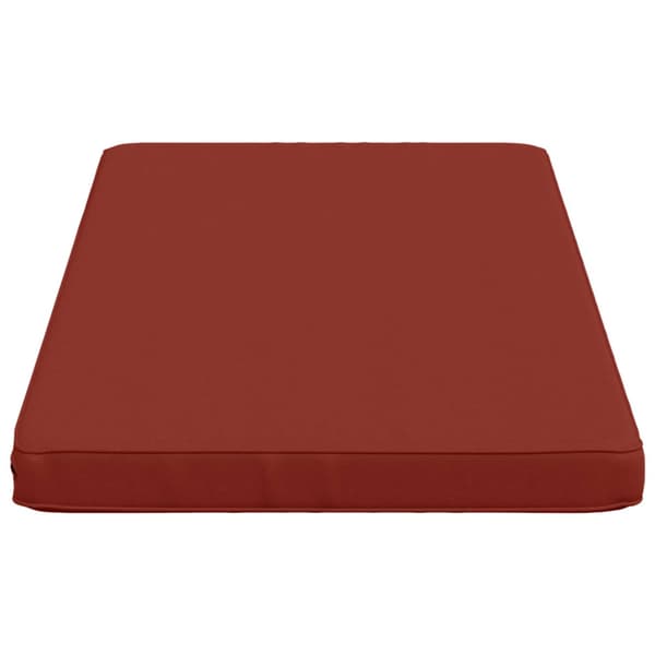 1-delad Bänk Kudde VUGHT 100% Polyester Röd 100 x 50 x 5 cm