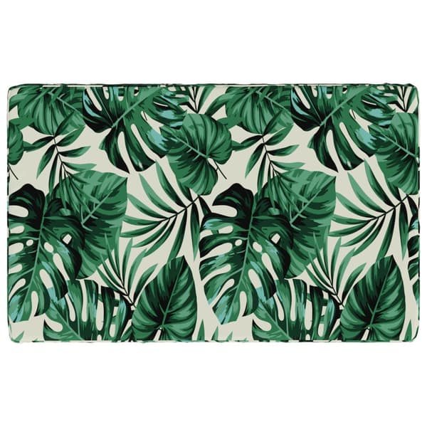 1-delad Bänk Kudde VUGHT 100% Polyester Bladmönster