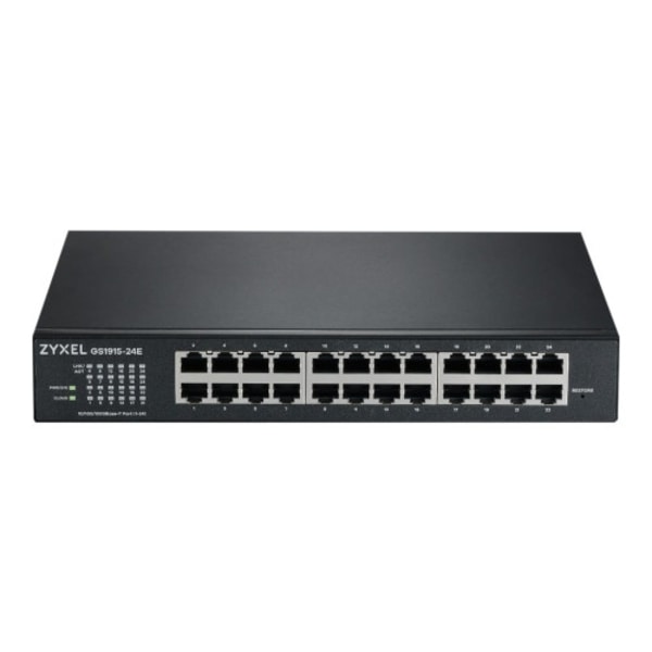 Zyxel GS1915 Series GS1915-24E - switch - NebulaFLEX-kompatibel - 24 portar - smart