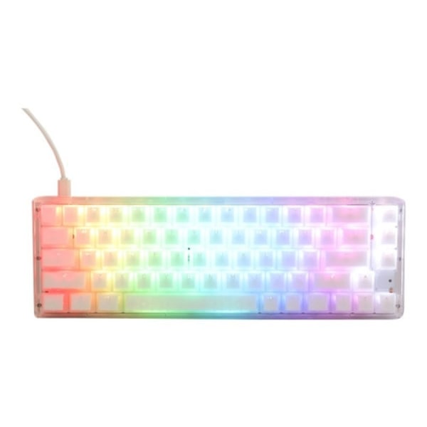 Ducky One 3 SF Aura - tangentbord - QWERTZ - tysk - aura white Inmatningsenhet