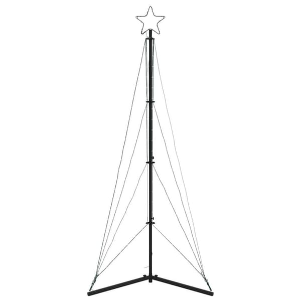 LED julgran 363 LEDs kallvit 182 cm