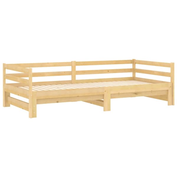 Dagbädd utdragbar 2x(90x200) cm massiv furu