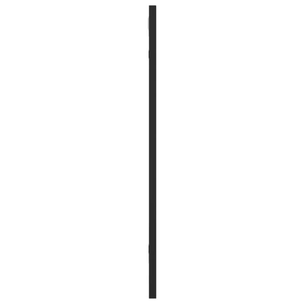 Väggspegel svart 30x60 cm rektangulär järn