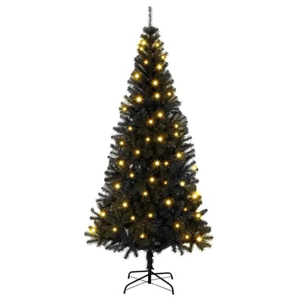 Julgran Svart 180 cm PVC