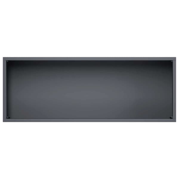 Trädgårdsplanterare 2 st Antracit 80 x 20 x 49 cm