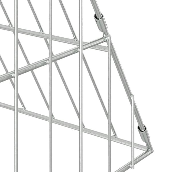 Hönshus Silver 110 x 100 x 85 cm Galvaniserat Stål