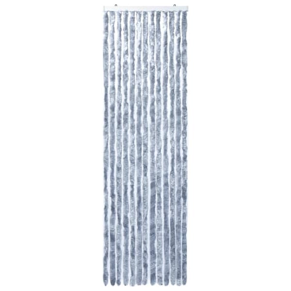 Insektsdraperi silver 56x200 cm chenille