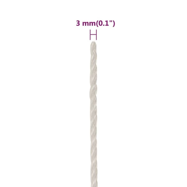 Rep vit 3 mm 100 m polypropylen
