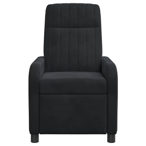 Recliner Svart Sammet (V)