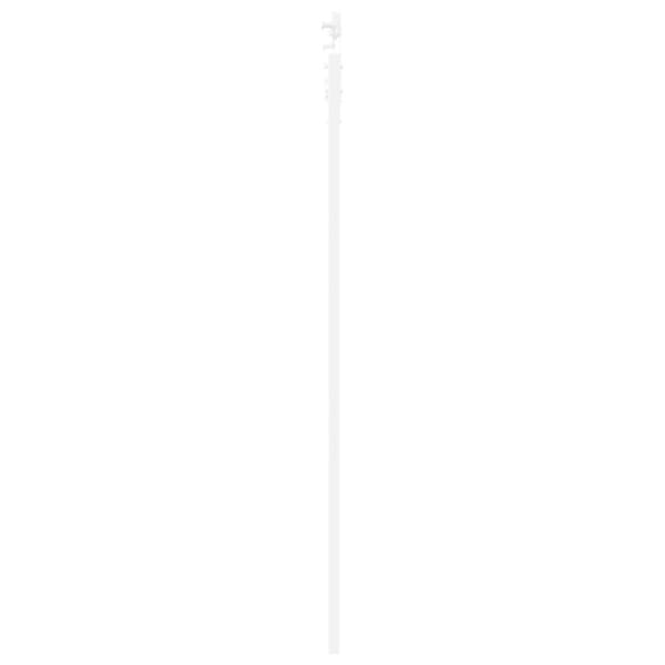 Skjutdörr 93 x 202 cm Konstruerat trä Vit