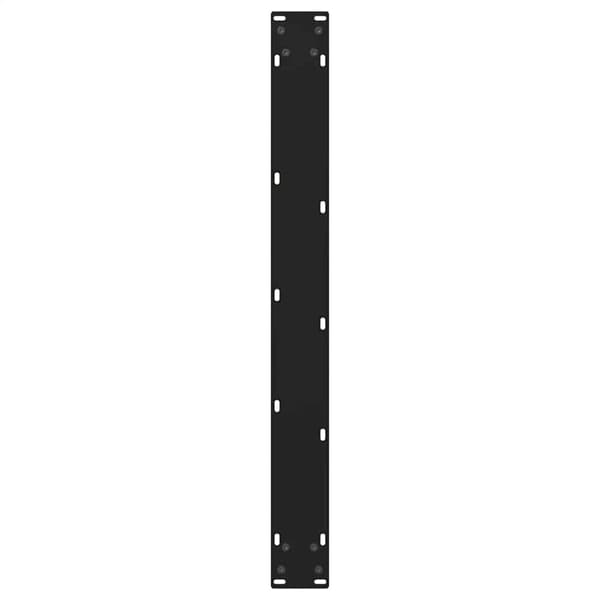 Matbordsben V-formade 2 st svarta 100x(72-73,3) cm stål