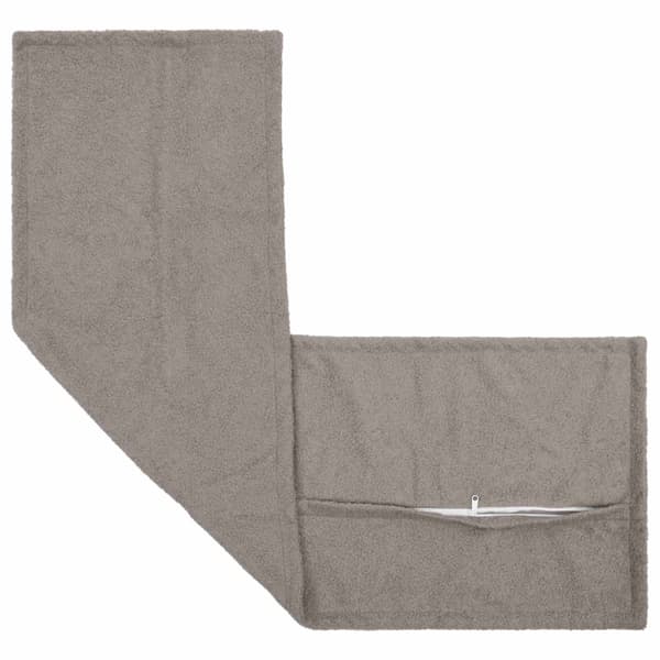Kuddöverdrag 2 st HOUTEN Ljusgrå 40 x 145 cm Bouclé