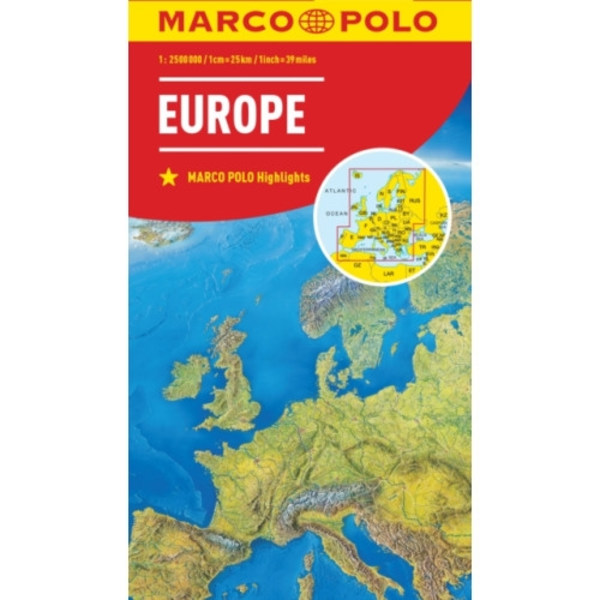 Europe Marco Polo Map