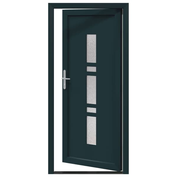Framdörr Antracit 98 x 208 cm PVC