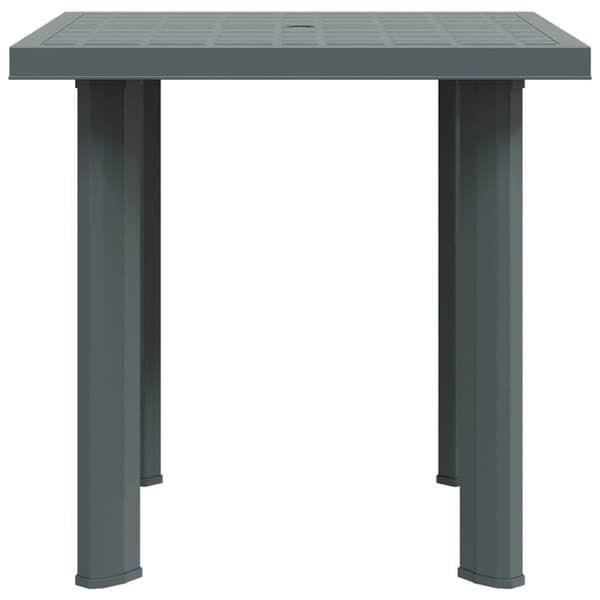 Trädgårdsbord grön 80x75x72 cm plast