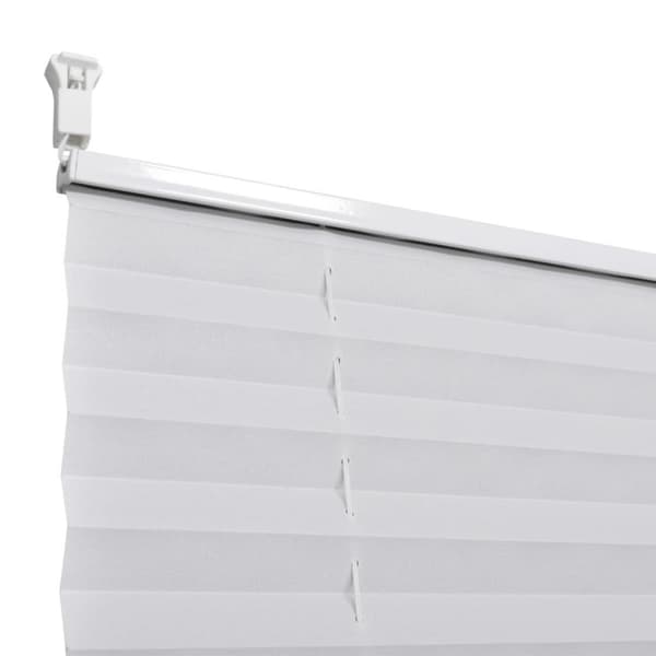 Plisségardin 70x150 cm vit