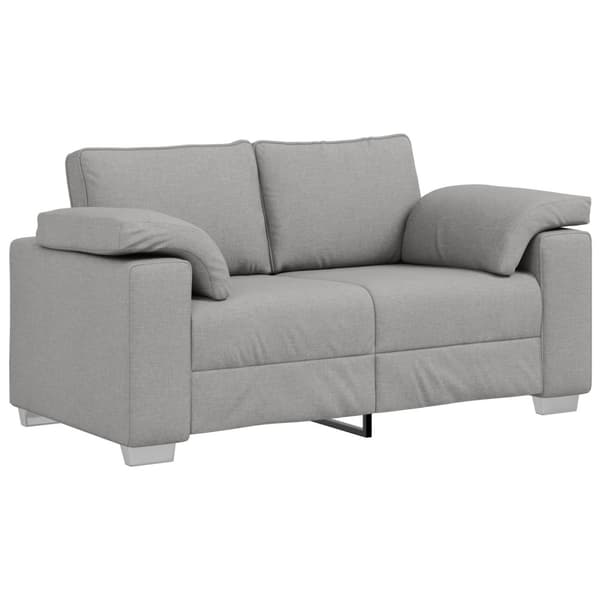 Soffa 2 pcs Moln Grå 219 x 80 x 82 cm tyg