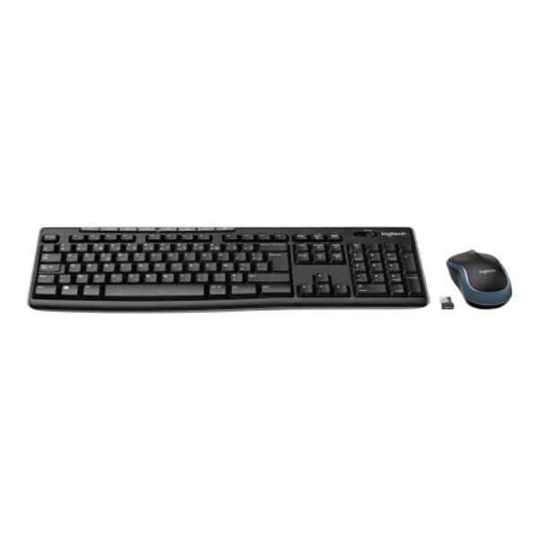 Logitech MK270 Wireless Combo - sats med tangentbord och mus - fransk Inmatningsenhet Svart