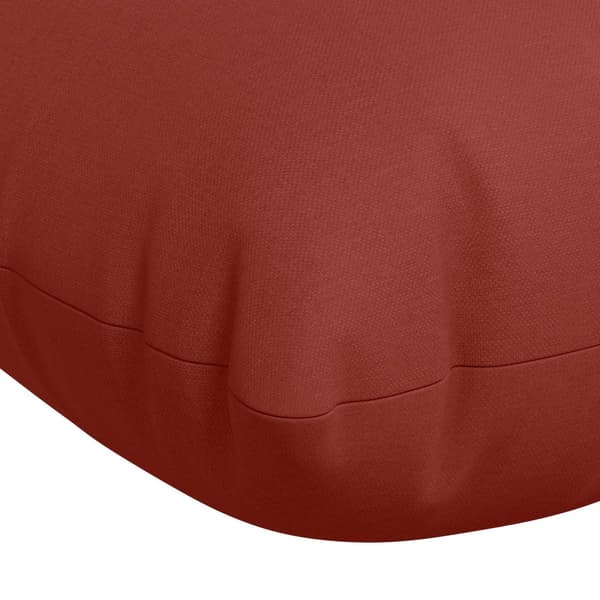 Bänk Kuddar VIANEN 2 st 100% Polyester Röd 200 x 30 x 12 cm