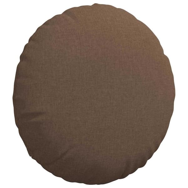 Sittkuddar 2 pcs Brun Ø50 x 19 cm tyg