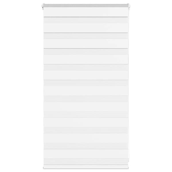Rullgardin zebra vit 70x100 cm tyg bredd 65,9 cm polyester