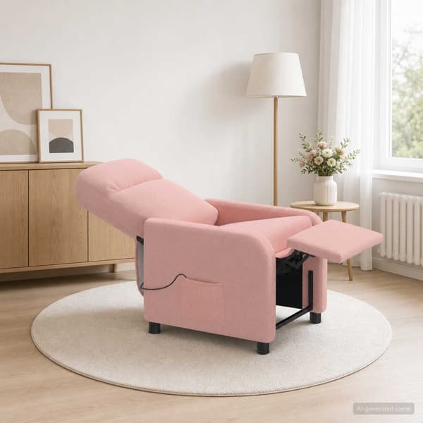 Massagefåtölj Rosa Bouclé