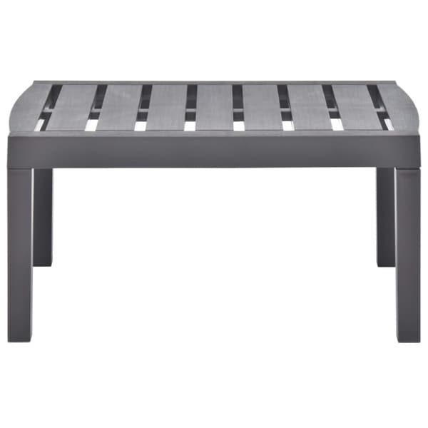 Trädgårdsbord mocka 78x55x38 cm plast