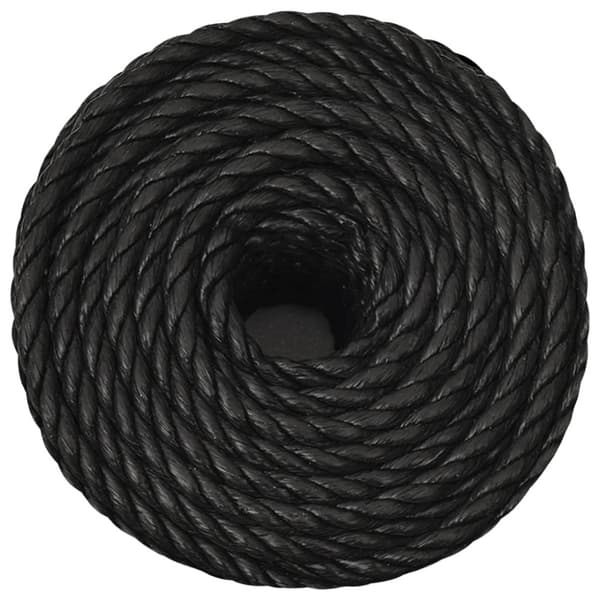 Rep svart 14 mm 25 m polypropen