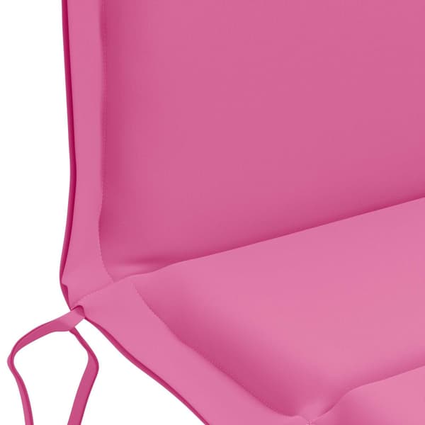 4-delade Höga Ryggstolsdynor GEMERT 4 st 100% Polyester Rosa