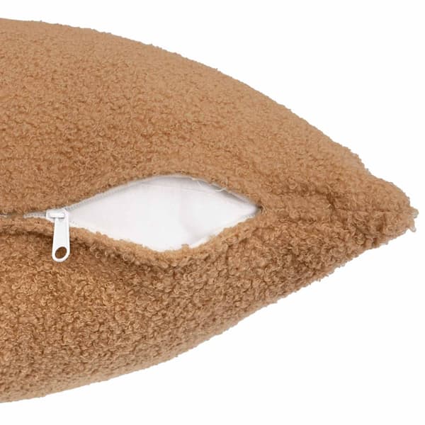 Kuddöverdrag 2 st HEERLEN Beige 40 x 80 cm Bouclé