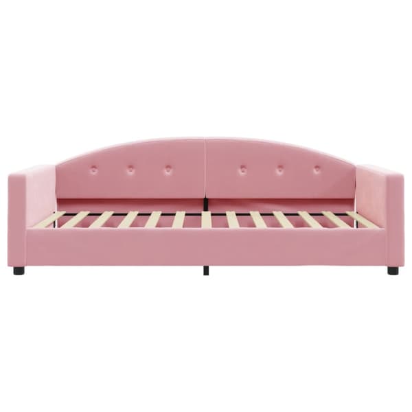Dagbädd rosa 100x200 cm sammet